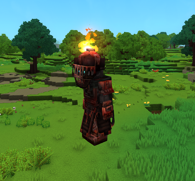 Incandescent Skeleton Footman